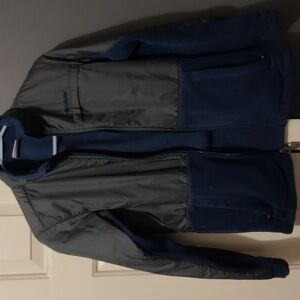 Kids large 14/16 navy blue fleece jacket